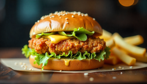 Al Baik Dubai Mall chicken burger