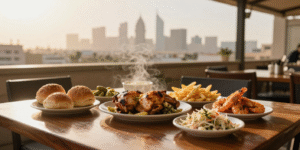 Albaik double baik meal setup representing Albaik menu pricing experience in Saudi Arabia