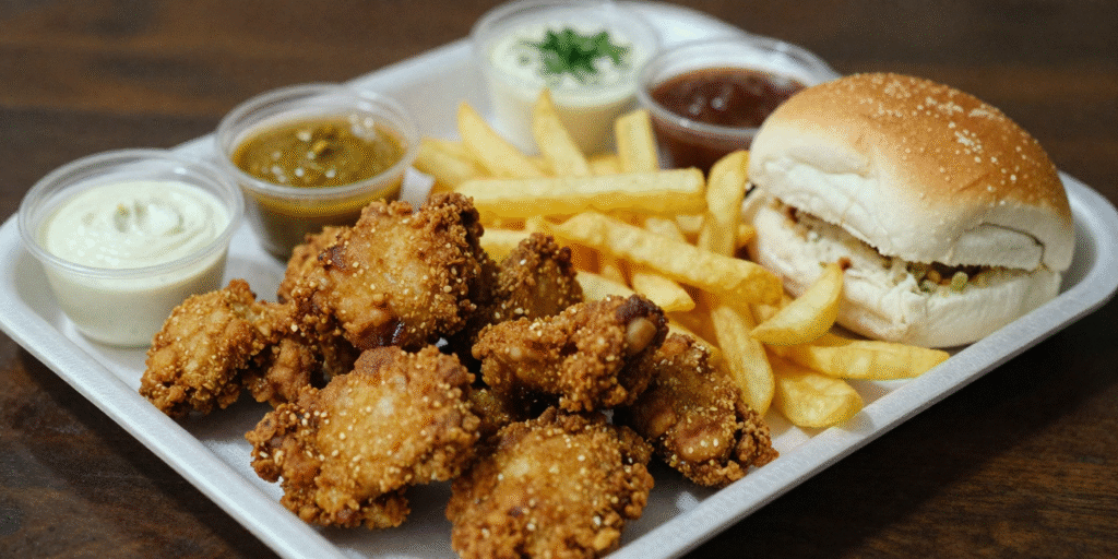 Albaik broast prices 2026 hero image showing classic broast meal in Saudi Arabia