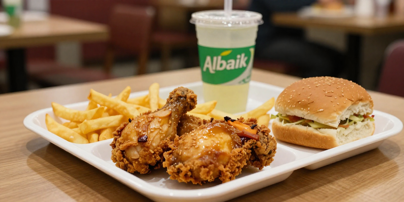 Albaik Value Meals Prices 2026 tray meal for Saudi workers students and families