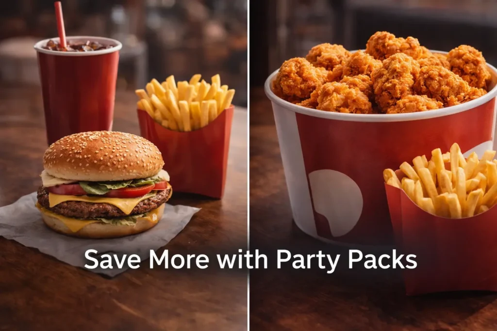 Albaik Party Packs 2026 vs individual combo meals price comparison
