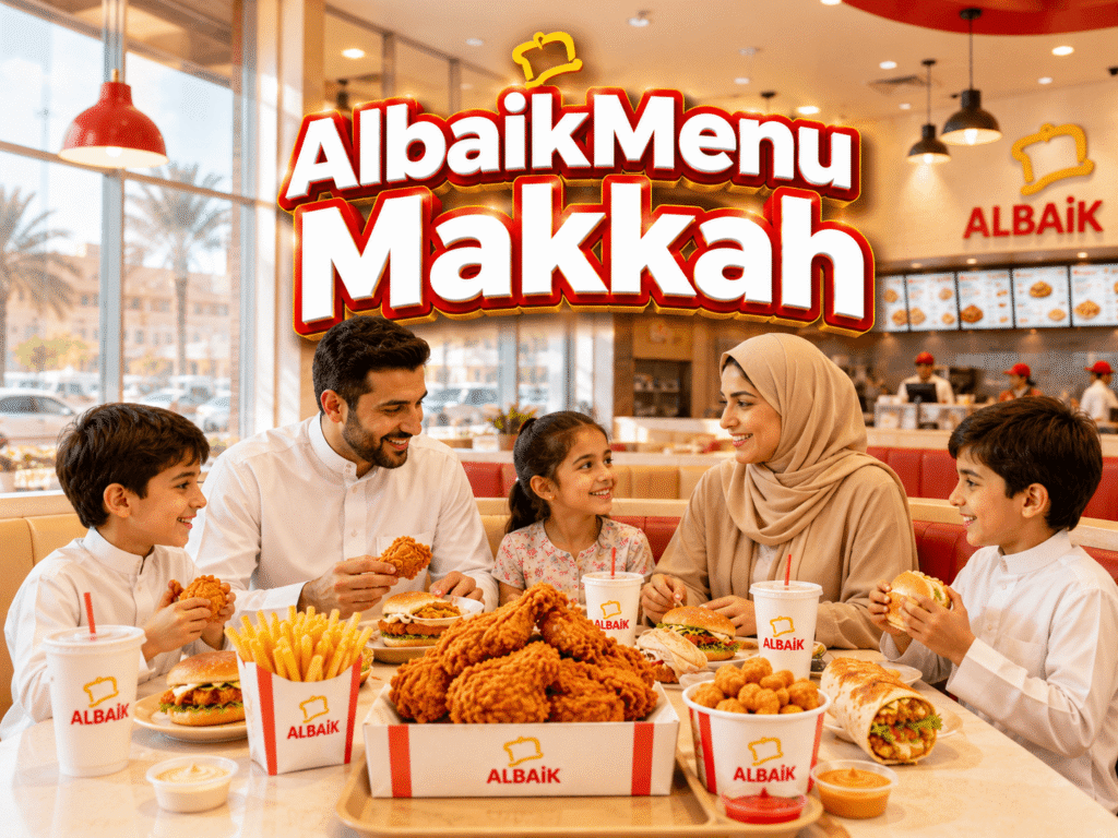 AlbaikMenu Makkah family-friendly dine in scene at Albaik Aziziyah in Makkah