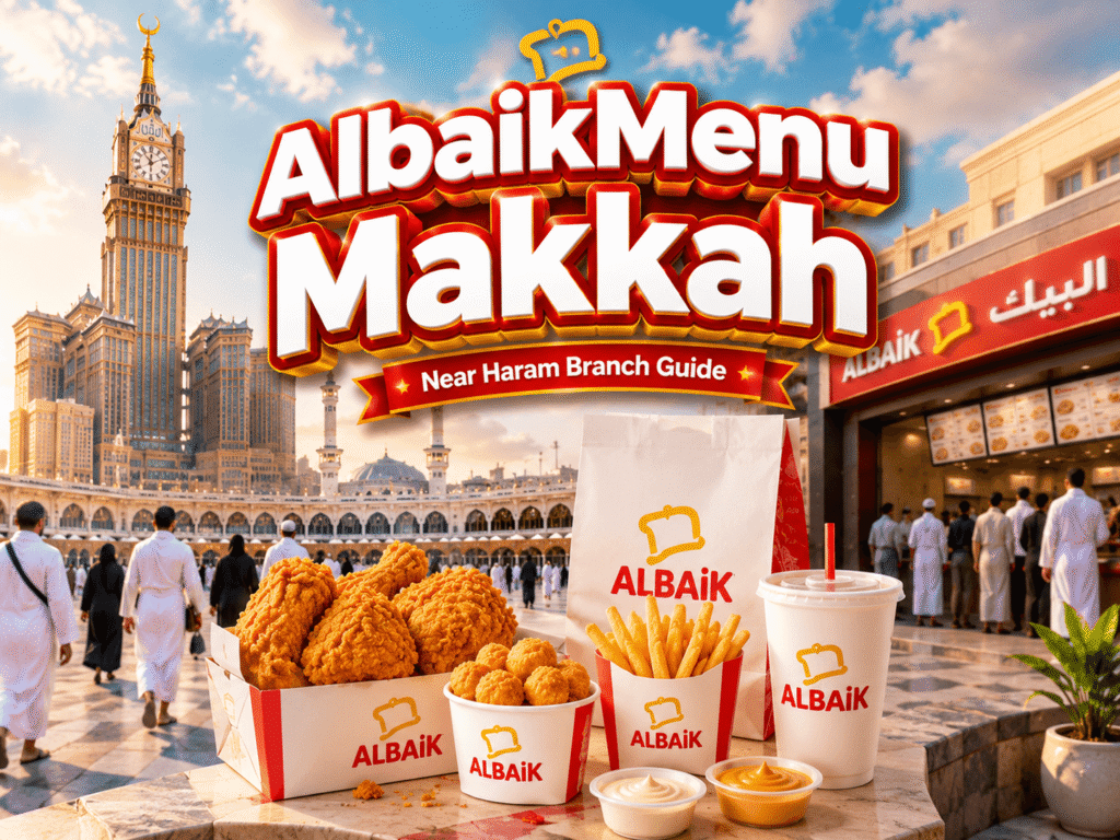 AlbaikMenu Makkah showing the best Albaik near Haram with quick pickup and crowd context