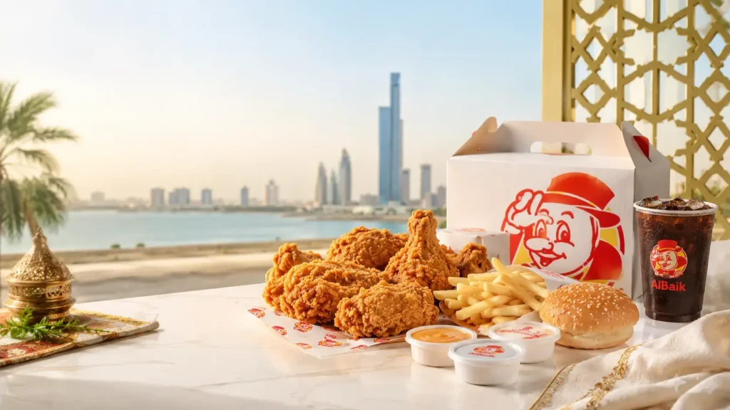 Al Baik Owner Net Worth hero image showing Saudi food legacy
