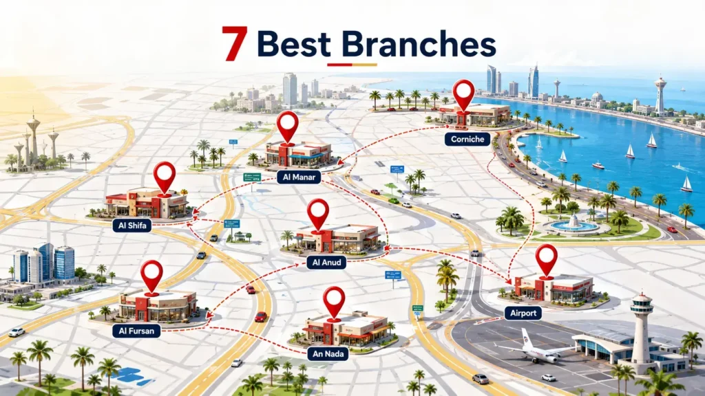 Albaik Dammam branches and locations guide