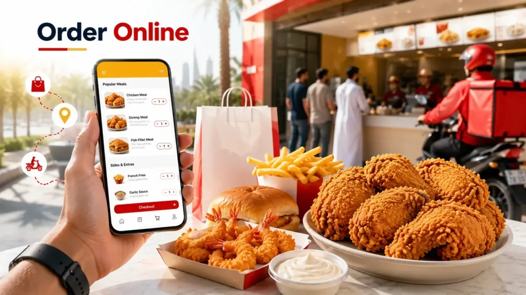 How to order Albaik Dammam online