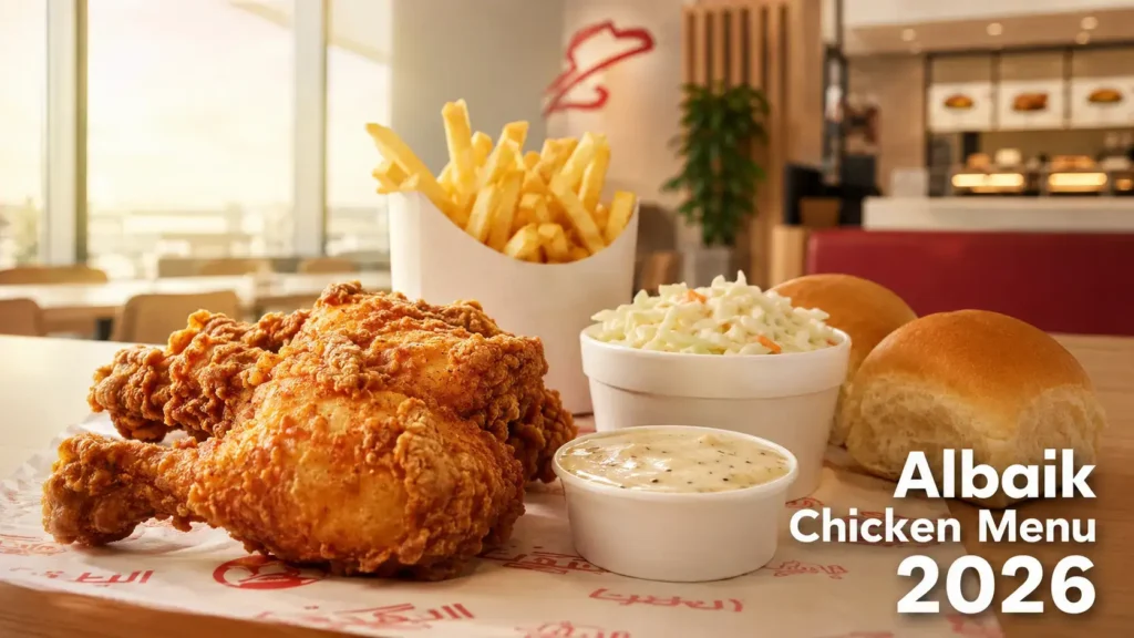 Albaik Chicken Menu 2026: Signature Broasted Chicken Meal Deal