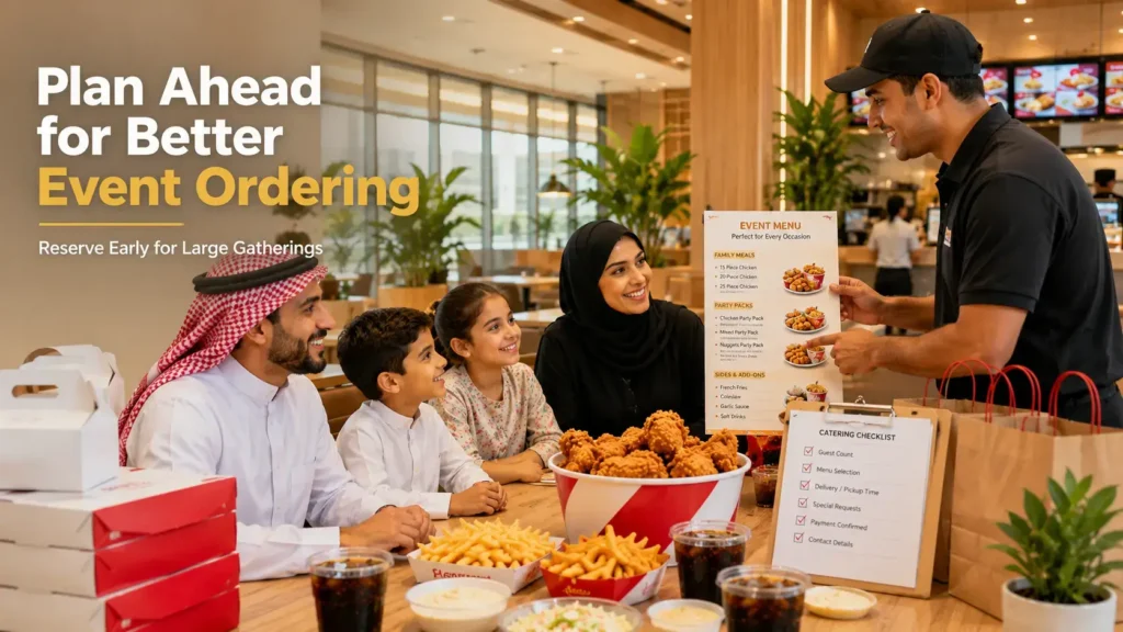 Helpful tips before placing an Albaik Events Ordering request