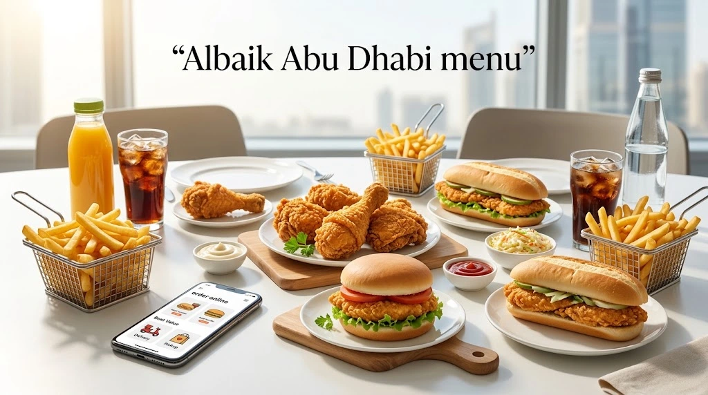Albaik Abu Dhabi menu deals and online ordering