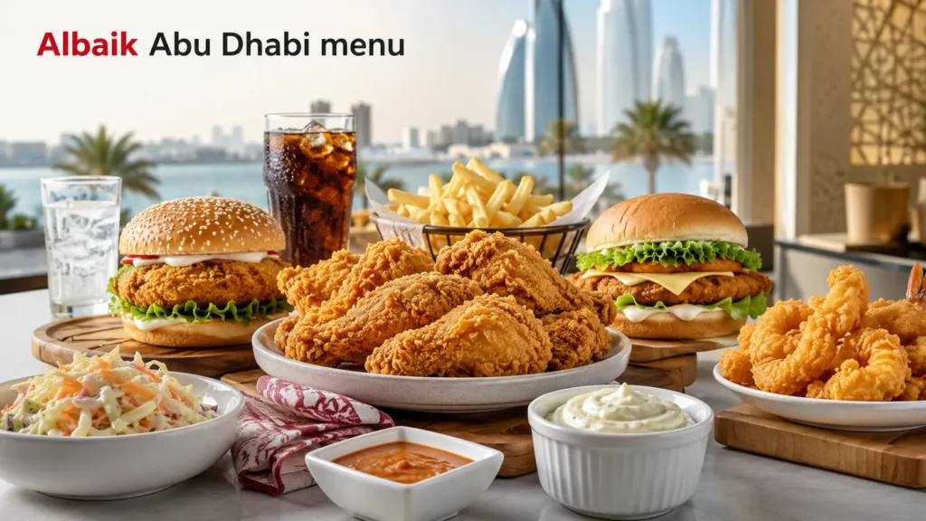 Albaik Abu Dhabi menu featured guide