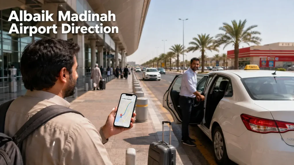 Albaik Madinah directions from Medina airport