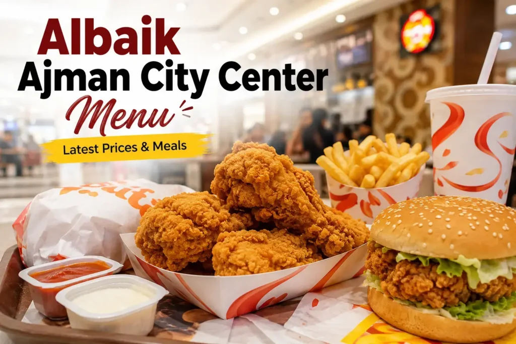 Albaik Ajman City Center Menu