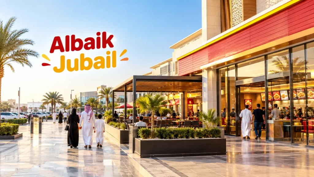 Albaik Jubail City Center location in 2026